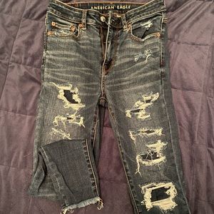 American Eagle high waisted stretch skinny jeans